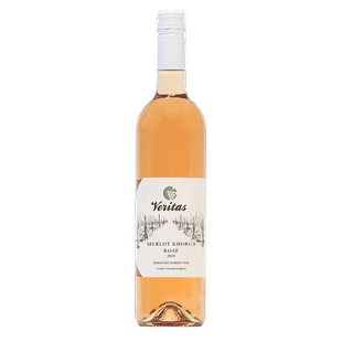 Víno růžové Merlot Khorus ročník 2024 - moravské zemské víno (suché) 750 ml BIO VERITAS