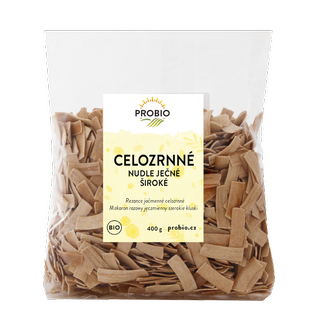 Nudle ječné celozrnné 400 g BIO PROBIO