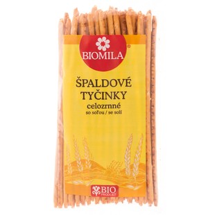 Tyčinky špaldové celozrnné se solí 150 g BIO BIOMILA