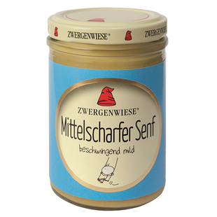 Hořčice středně ostrá 160 ml BIO ZWERGENWIESE