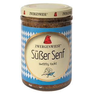 Hořčice sladká bavorská 160 ml BIO ZWERGENWIESE 