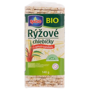 Chlebíčky rýžové s amarantem 140 g BIO RACIO