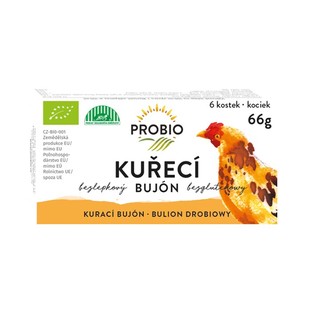 Bujón kuřecí - kostky 6 x 0,5 l 66 g BIO PROBIO