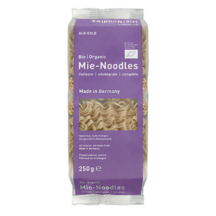 Nudle pšeničné celozrnné instantní 250 g BIO ALB GOLD