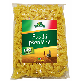 Fusilli pšeničné bílé 500 g BIO BIOLINIE