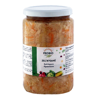 Zelí kysané s mrkví 750 g BIO PROBIO