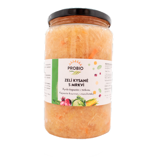 Zelí kysané s mrkví 750 g BIO PROBIO