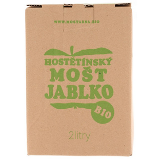 Mošt jablečný BAG 2 L BIO MOŠTÁRNA HOSTĚTÍN dočasně nedostupné