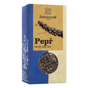 Pepř černý celý 55 g BIO SONNENTOR