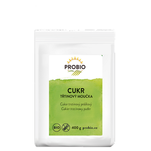 Cukr moučkový třtinový 400 g BIO PROBIO