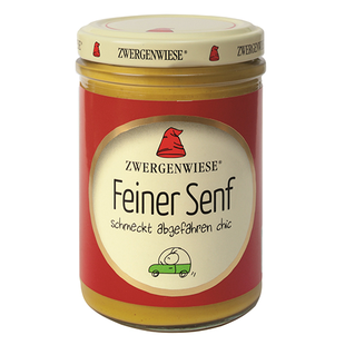 Hořčice jemná 160 ml BIO ZWERGENWIESE 
