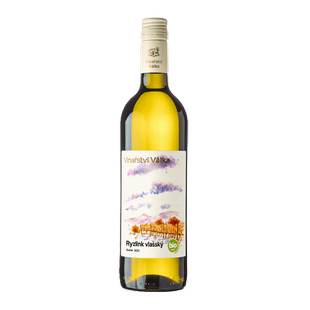 Víno bílé Ryzlink vlašský ročník 2023 - pozdní sběr (suché) 750 ml BIO VINAŘSTVÍ VÁLKA 