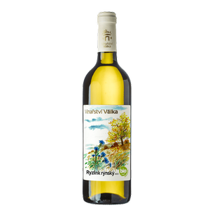 Víno bílé Ryzlink rýnský ročník 2023 - výběr z hroznů (suché) 750 ml BIO VINAŘSTVÍ VÁLKA