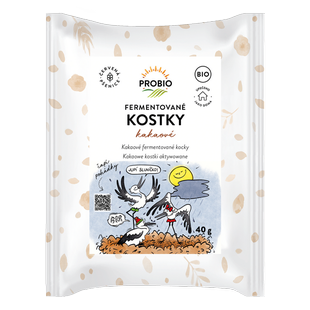 Kostky fermentované kakaové 40 g BIO PROBIO