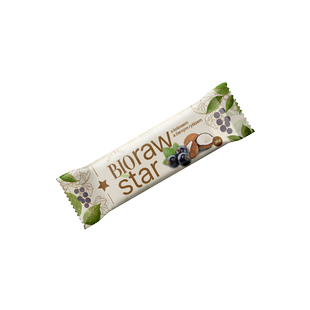 Tyčinka ovocná RAW STAR kokos s černým rybízem 35 g BIO