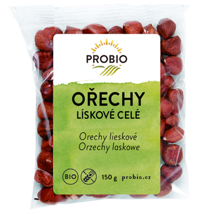Ořechy lískové celé 150 g BIO PROBIO